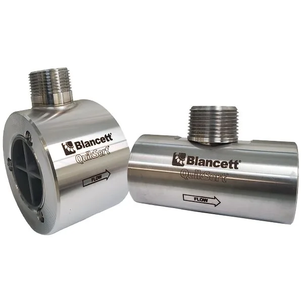 Badger Meter Blancett® QuikSert®: medidor de flujo de turbina para líquidos industriales