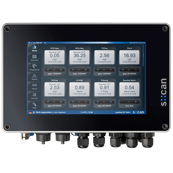 Badger Meter con::cube™ V3: terminal IoT con pantalla táctil para estaciones de calidad del agua