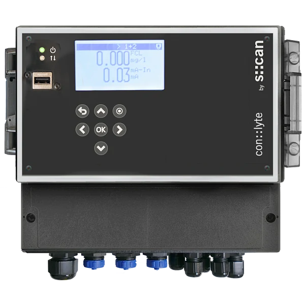 Badger Meter con::lyte™: terminal de control con pantalla LCD para sensores de calidad del agua
