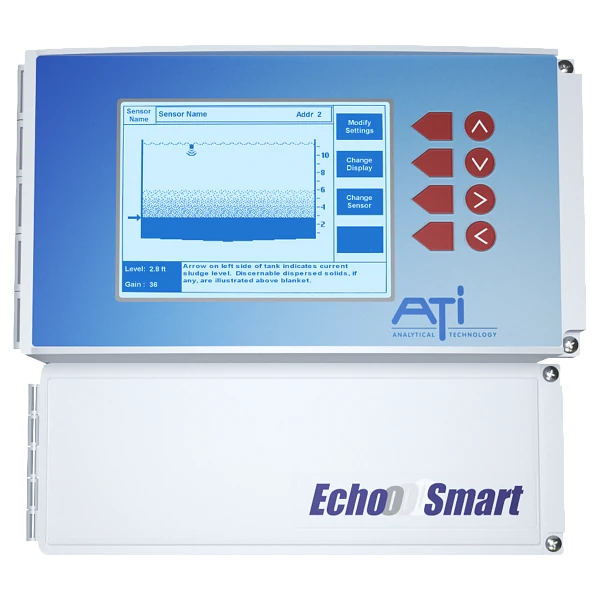 Badger Meter EchoSmart™: monitor de manto de lodos por ultrasonido para clarificadores