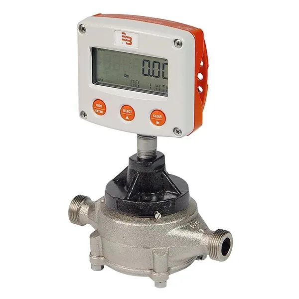 Badger Meter Recordall® RCDL Níquel M25 a M170: medidor de agua volumétrico de disco nutante con cuerpo niquelado