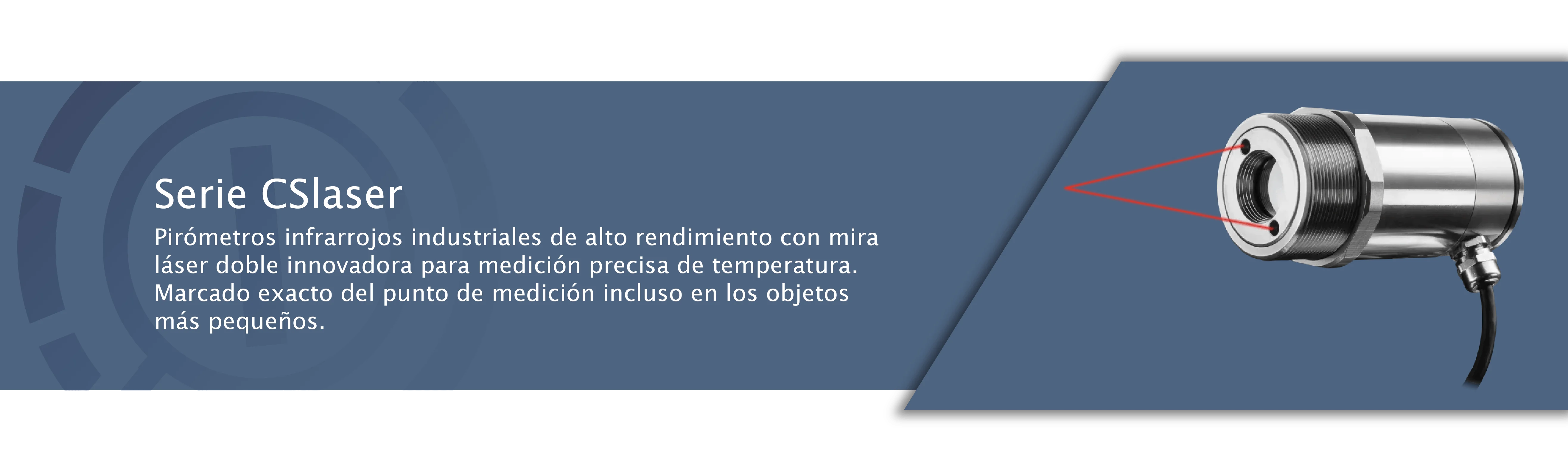 Serie CSlaser Optris - Pirómetros con Mira Láser