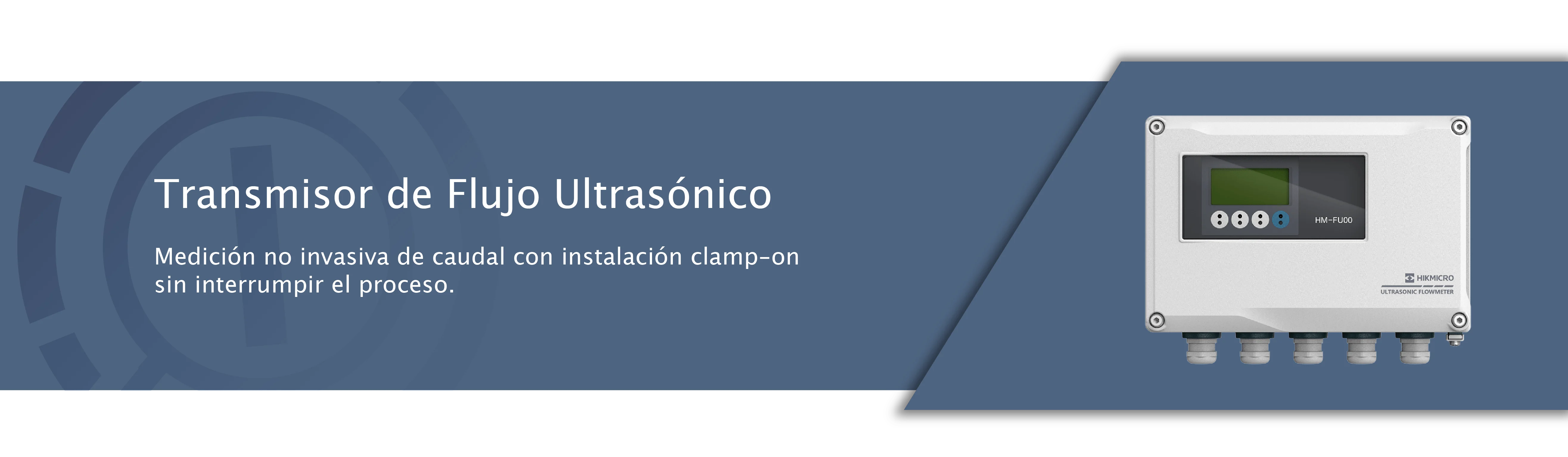 Transmisor de Flujo Ultrasónico