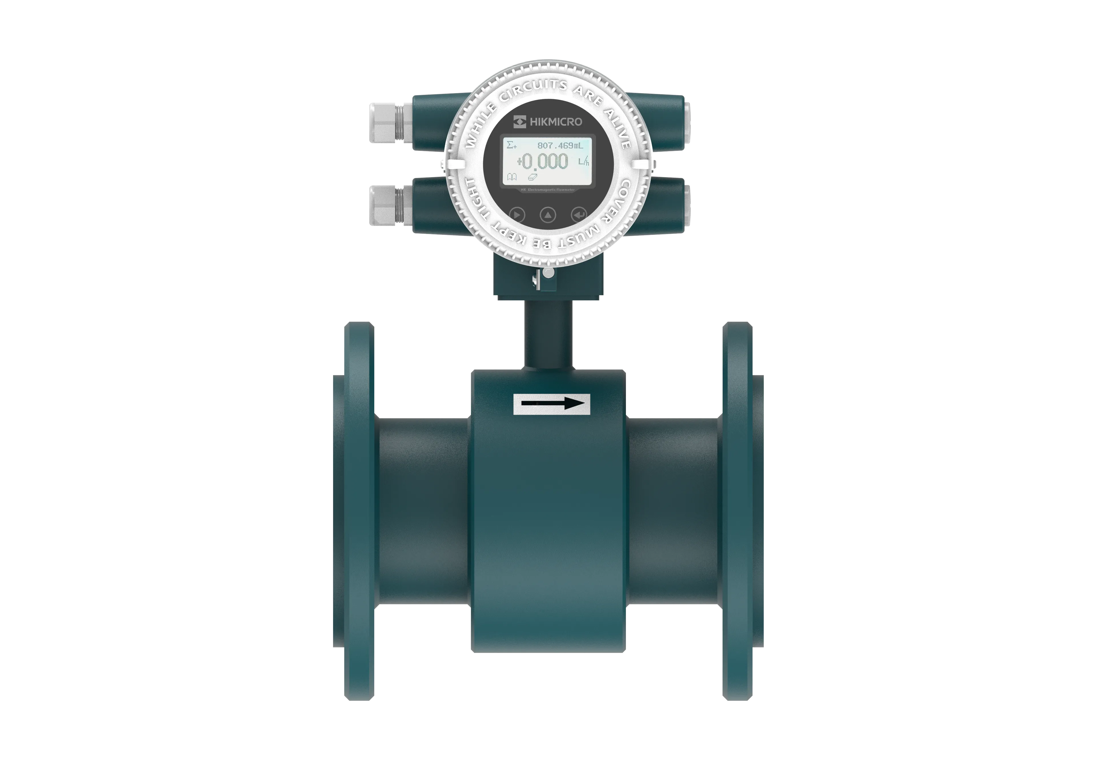 Medidor de flujo electromagnético HIKMICRO FE0 para líquidos conductivos
