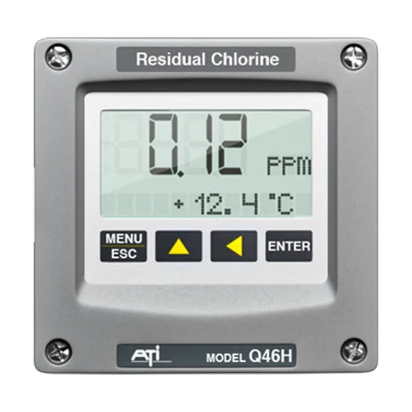 Badger Meter Q46H/62-63: monitor amperométrico de cloro residual en línea